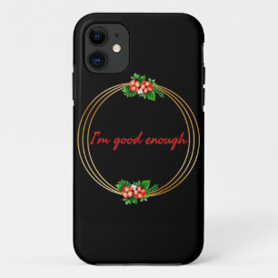 motivatie en inspirerend levensnoteringen iPhone 11 hoesje