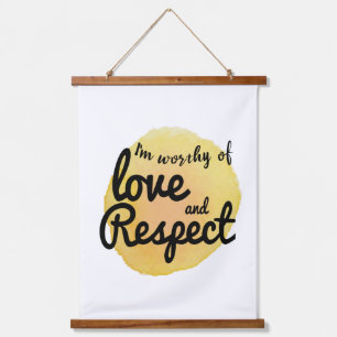 motivatie en inspirerend levensnoteringen hangend wandkleed