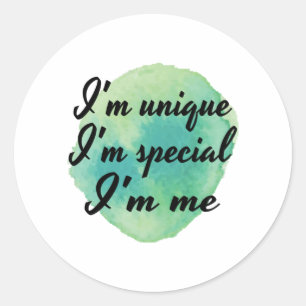 motivatie en inspirerend zelfliefdescitaten ronde sticker
