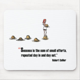 Motivatie examen citaat van Robert Collier Muismat