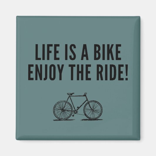 Motivatie fietsen magneet (Voorkant)