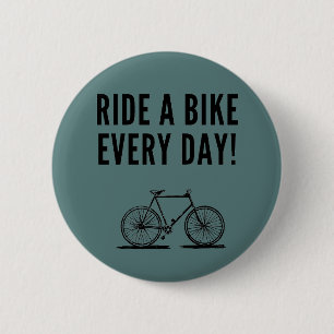 Motivatie fietsen ronde button 5,7 cm