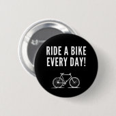 Motivatie fietsen ronde button 5,7 cm (Voorkant /achterkant)