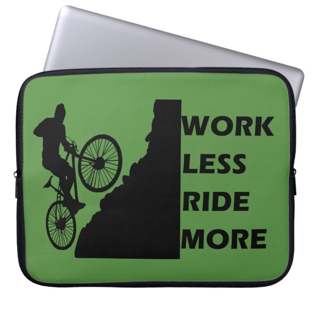 Motivatie fietsoffertes laptop sleeve (Voorkant)