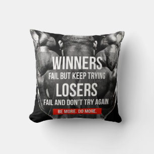 Motivatie fitness Gym Kussen