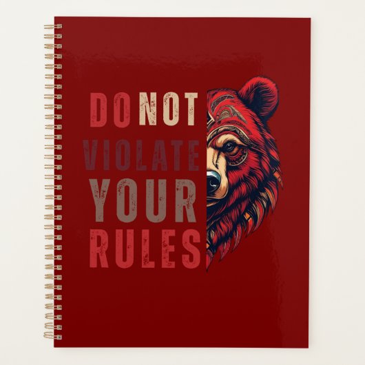 motivatie | Forex mindset | Bear Planner (Voorkant)