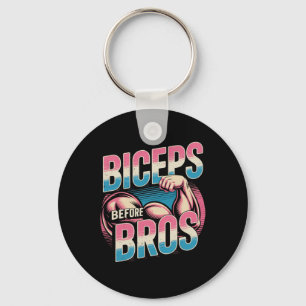 Motivatie Funny Gym Humor Biceps Gains Biceps B Sleutelhanger