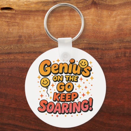 Motivatie genie sleutelhanger (Voorkant)