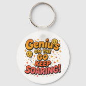 Motivatie genie sleutelhanger (Achterkant)