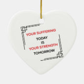 Motivatie Georiënteerd Ontwerp Keramisch Ornament (Achterkant)