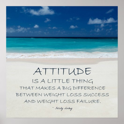 Motivatie gewichtsverlies: Klaar voor strand 01 Poster (Voorkant)