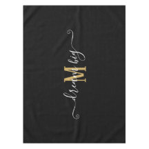 Motivatie Gezegde Dream Big Monogram Black Gold