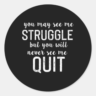 Motivatie Gezegde Mannen Vrouwen Ronde Sticker