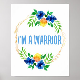 Motivatie gezegden voor strijd tegen het leven poster
