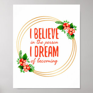 Motivatie gezegden voor succes en levensstrijd poster