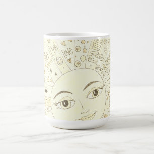 Motivatie graffiti-zonlicht - NIEUW Koffiemok