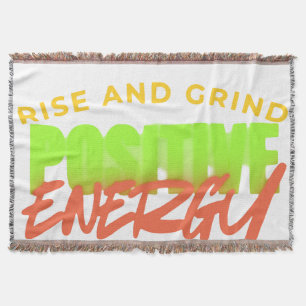 Motivatie Graphic worp fleece deken