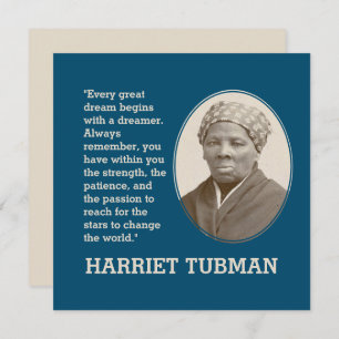 Motivatie IEDEREEN DREAM Harriet Tubman