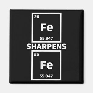 Motivatie ijzer verscherpt ijzeren periodieke elem magneet