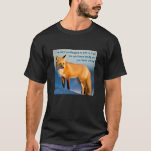Motivatie in het leven (donker) T-shirt