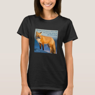 Motivatie in het leven (donker) T-shirt