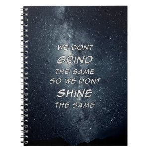 Motivatie inspiratie voor de korst- en giststeen notitieboek