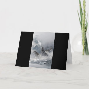 motivatie inspirerend citaat van leiding kaart