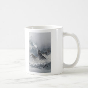 motivatie inspirerend citaat van leiding koffiemok