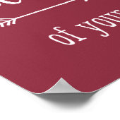 Motivatie Inspirerend gaat vol vertrouwen dromen Poster (Hoek)