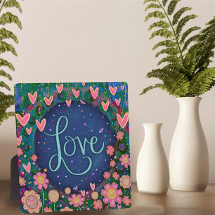 Motivatie Inspirerend harten houden van inspiratie Fotoplaat