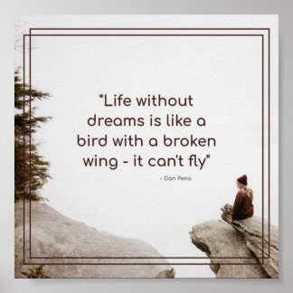 Motivatie - Inspirerend levensstandaard Poster