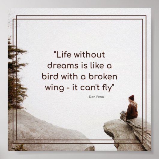 Motivatie - Inspirerend levensstandaard Poster (Voorkant)