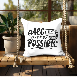 Motivatie inspirerend offertes Hostel Airbnb Kussen