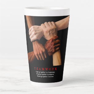 Motivatie Inspirerend prijsopgave voor teamwerk Latte Mok