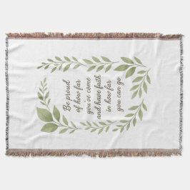 Motivatie & Inspirerend Quote Gooi Deken