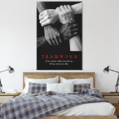 Motivatie Inspirerend  van het team Canvas Afdruk (Insitu (Slaapkamer))