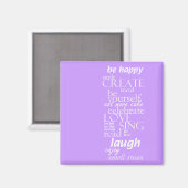 motivatie inspirerend woorden magneet (Voorkant / Achterkant)