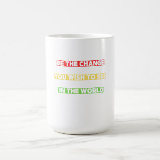 Motivatie is de verandering die je wilt zien koffiemok