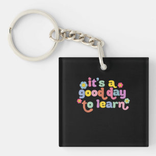 Motivatie is een goede dag om een leraar te leren sleutelhanger
