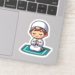 Motivatie islamitisch gebed voor islamitische Kind Sticker