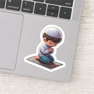 Motivatie islamitisch gebed voor islamitische Kind Sticker