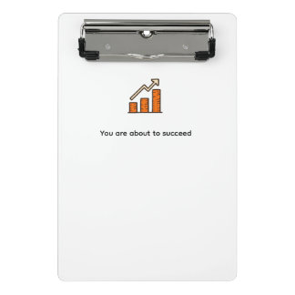 Motivatie Je Staat Op Het Punt Om Te Slagen Aangep Mini Klembord