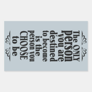 Motivatie KEUZE aangepaste kleur stickers
