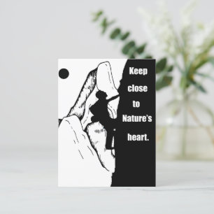 Motivatie klimmen briefkaart