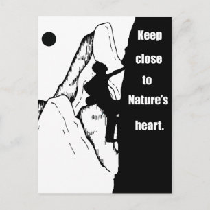 Motivatie klimmen briefkaart