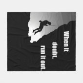 Motivatie klimmen fleece deken (Voorkant (Horizontaal))