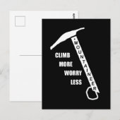 Motivatie klimmen gezegde briefkaart (Voorkant / Achterkant)