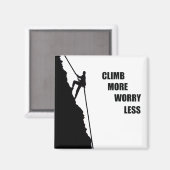 Motivatie klimmen gezegde magneet (Voorkant / Achterkant)