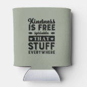 Motivatie knokheid is overal vrij om te springen blikjeskoeler (Achterkant)