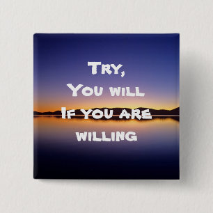 Motivatie knoppen vierkante button 5,1 cm